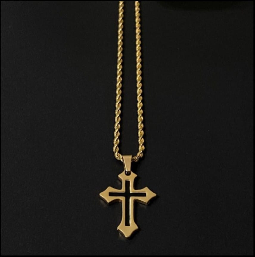 Cadena Cruz Golden